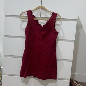 Maroon Dress
